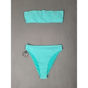 Mooncore Bikini Set Womens Two Piece Strapless Swimsuit Medium